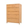 Ercol Bosco Bedroom Oak 6 Drawer Tall Wide Chest