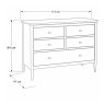 Ercol Teramo 5 Drawer Wide Chest Ercol Teramo 5 Drawer Wide Chest
