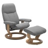 Stressless Consul Large Chair & Stool- QS Stressless Consul Large Chair & Stool- QS