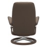 Stressless Consul Small Chair & Stool with Signature Base Quickship Stressless Consul Small Chair & Stool with Signature Base Quickship