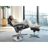 Stressless David Medium Recliner Cross & Stool
