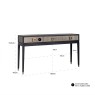 Bloomville Console Table 3 Drawers Bloomville Console Table 3 Drawers