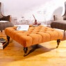 Tetrad Dalmore Square Buttoned Stool