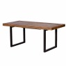 1.4m Ext Table, 2 Massa Brown Chairs & Small Bench 1.4m Ext Table, 2 Massa Brown Chairs & Small Bench