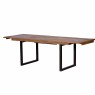 1.4m Ext Table, 2 Massa Brown Chairs & Small Bench 1.4m Ext Table, 2 Massa Brown Chairs & Small Bench