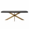 Chambery 230cm oval dining table & 4 Raffi Dining Black Dining Chairs Bundle Chambery 230cm oval dining table & 4 Raffi Dining Black Dining Chairs Bundle