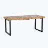 1.4m Ext Table, 2 Massa Blue Chairs & Small Bench 1.4m Ext Table, 2 Massa Blue Chairs & Small Bench
