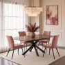 Hayley Brown Extending Dining Table & 4 Lindo Chairs Hayley Brown Extending Dining Table & 4 Lindo Chairs