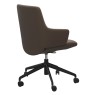 Stressless Laurel Low Back Office Chair With Arms Stressless Laurel Low Back Office Chair With Arms