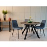 Table & 2 Light Grey & 2 Blue Path Chairs Table & 2 Light Grey & 2 Blue Path Chairs