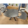 Giza Marquina Black Marble Extending Table Giza Marquina Black Marble Extending Table