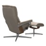 Stressless Mayfair Large Cross Base Chair & Stool Stressless Mayfair Large Cross Base Chair & Stool