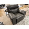 Viceroy Reclining Power Chair and Ottoman Storage Footstool in Leather Viceroy Reclining Power Chair and Ottoman Storage Footstool in Leather