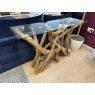 Root Console Table with Glass Top Root Console Table with Glass Top