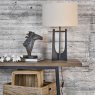 Glenthorpe Hammered Iron Table Lamp Glenthorpe Hammered Iron Table Lamp