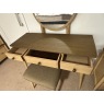 Marvic Dressing Table with Mirror and Matching Fabric Stool Marvic Dressing Table with Mirror and Matching Fabric Stool