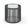 Werner Lamp Table (Blue & Chrome) Werner Lamp Table (Blue & Chrome)
