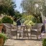 Menton Bistro Dining Set | Stone Menton Bistro Dining Set | Stone