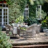 Menton 6 Seater Oval Dining Set | Stone