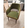 Syros Dining Chair Olive velvet fabric Syros Dining Chair Olive velvet fabric