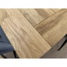 Hemmingway Large Extending Table with Two Leaves and 6 Dining Chairs in Grey Fabric Hemmingway Large Extending Table with Two Leaves and 6 Dining Chairs in Grey Fabric