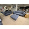 Ausha 3 Seater, 2 Seater and Square Footstool in Matching Fabrics Ausha 3 Seater, 2 Seater and Square Footstool in Matching Fabrics