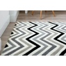 Cabone Grey Zig Zag Carpet 160 x 230 Cabone Grey Zig Zag Carpet 160 x 230