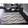 Cabone Grey Zig Zag Carpet 160 x 230