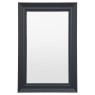 Sherwood Small Mirror in Lead Finish