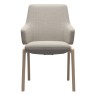 Stressless Vanilla Low Back Dining Chair w/arms- D100 Stressless Vanilla Low Back Dining Chair w/arms- D100