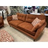 Extra Large Sofa (227cm), Oval Cuddler with Headrest and Footstool in Accent Colours and Matching Sc Extra Large Sofa (227cm), Oval Cuddler with Headrest and Footstool in Accent Colours and Matching Sc