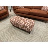 Extra Large Sofa (227cm), Oval Cuddler with Headrest and Footstool in Accent Colours and Matching Sc Extra Large Sofa (227cm), Oval Cuddler with Headrest and Footstool in Accent Colours and Matching Sc