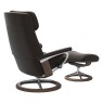 Stressless Paul Medium Signature Base Chair & Stool Stressless Paul Medium Signature Base Chair & Stool