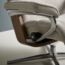 Stressless View Medium Cross Chair & Stool Stressless View Medium Cross Chair & Stool