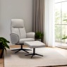 G Plan Nystead Manual Recliner & Stool Polished Base G Plan Nystead Manual Recliner & Stool Polished Base