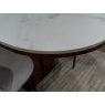 Lugano Stone Topped Walnut Base Table + 6 Lily Fabric Chairs Lugano Stone Topped Walnut Base Table + 6 Lily Fabric Chairs
