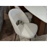 Lugano Stone Topped Walnut Base Table + 6 Lily Fabric Chairs Lugano Stone Topped Walnut Base Table + 6 Lily Fabric Chairs