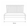 Ercol Salina Double Bedframe w/ Spindle Headboard Ercol Salina Double Bedframe w/ Spindle Headboard