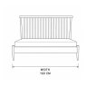 Ercol Salina King Size Bedframe w/ Spindle Headboard Ercol Salina King Size Bedframe w/ Spindle Headboard