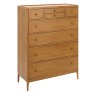 Ercol Salina 8 Drawer Tall Chest Ercol Salina 8 Drawer Tall Chest