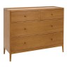 Ercol Salina 4 Drawer Wide Chest Ercol Salina 4 Drawer Wide Chest