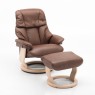 Prespa Manual Recliner Chair & Stool | Medium