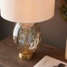 Elin Dimple Table Lamp – Champagne Finish Elin Dimple Table Lamp – Champagne Finish