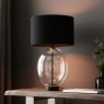 Kelda Oval Table Lamp – Black Finish