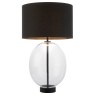 Kelda Oval Table Lamp – Black Finish