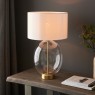 Kelda Oval Table Lamp – Satin Brass Finish Kelda Oval Table Lamp – Satin Brass Finish