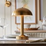 Bridport Rechargeable Table Lamp – Warm Brass Finish Bridport Rechargeable Table Lamp – Warm Brass Finish