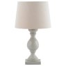Marsham Table Lamp – Taupe Wood with Ivory Shade