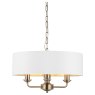Highclere 3-Light Pendant – Antique Brass Finish Highclere 3-Light Pendant – Antique Brass Finish