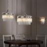 Marietta Wall Light in Bright Nickel Marietta Wall Light in Bright Nickel